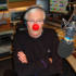 Paul tries on his red nose ready for Comic Relief on March 18th.