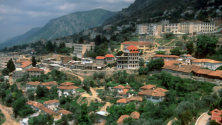 Kruje, Albania - general view of city © BBC