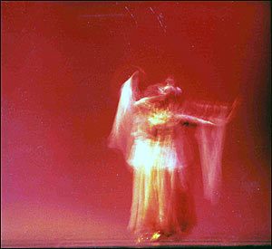 نمایی از اجرای رقص یک بالرین