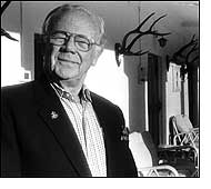 Captain Abbott on his verandah