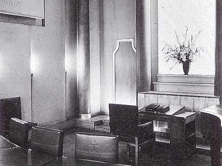 Studio 3E in Broadcasting House when it was newly built