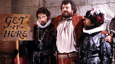 Blackadder, Baldrick and a sailor