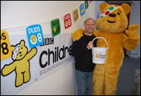Jonathan Miles and Pudsey