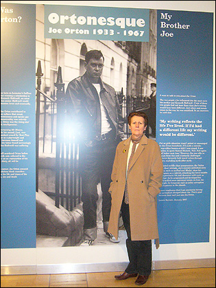 Leonie Orton at the exhibition