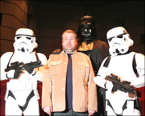 Chris Moyles, Darth Vader and Stormtroopers!