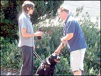 Jim Salveson at Guide Dog Training Centre