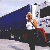 Paddy Laban, the woman lorry driver
