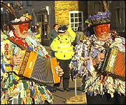Whittlesea Straw Bear Festival dancers