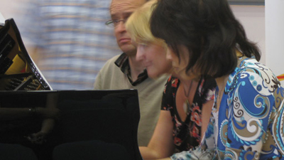 Image from BBC Radio 3 Pianothon, Leeds 2009