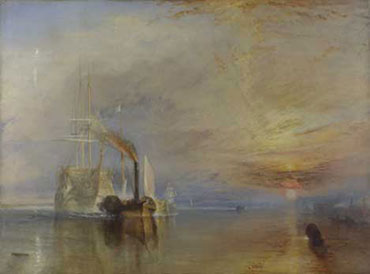 Joseph Mallord William Turner, The Fighting Temeraire tugged to her last berth to be broken up 1838, 1839, © The National Gallery, London