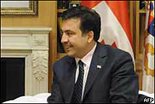 President Mikheil Saakashvili of Georgia