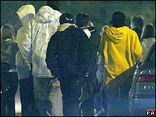 Youths in hooded tops (generic)