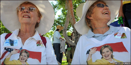 Seguidoras de Hillary Clinton