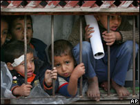 Gazze'deki Filistinli çocuklar