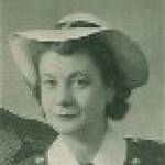 Mary Wainwright, in a uniform.