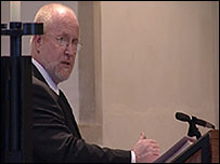 Mick Ellis read out his own poem "Gemma's Gift"