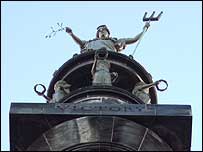 The Nelson Monument.