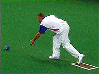 Bowls action at Jersey's Grainville Stadium