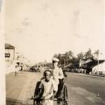 1941, Frank Allen, Royal Marine in Colombo, Ceylon.
