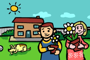 Gardening with children