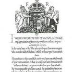 The personal message I received from Queen Elizabeth to thank me for opening my door to strangers.