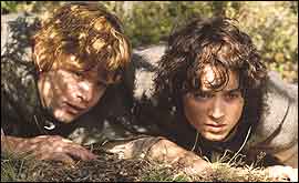 Sam and Frodo / Courtesy of Entertainment Film Distributors.