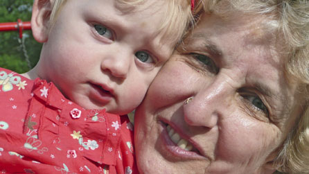 Sue and Freya, who feature in Too Old To Be A Mum?