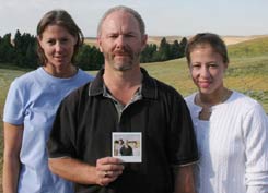 Mike Skinner and his family