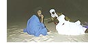 Tuareg men in the desert