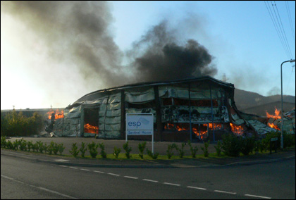 Malvern toilet paper factory fire