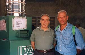 Bruno Corrado with Elio Omobono