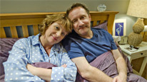 Maddy (Caroline Quentin) and Jim (Neil Dudgeon) continue to live the Life Of Riley