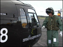 Prince William training to be a helicopter pilot