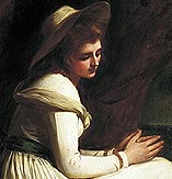 Painted in 1786, Emma is depicted as Ariadne, the daughter of King Minos of Crete