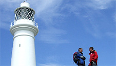 Derek at Flat Holm lighthouse