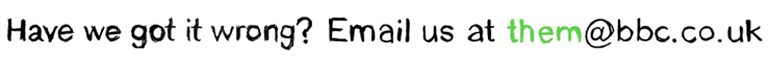 Email Us: them@bbc.co.uk