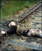 Supergran on railway line