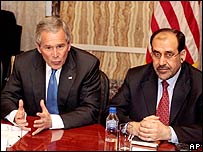 Nouri Maliki và tổng thống Bush
