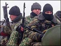 Çeçenistan'da Rus askerleri