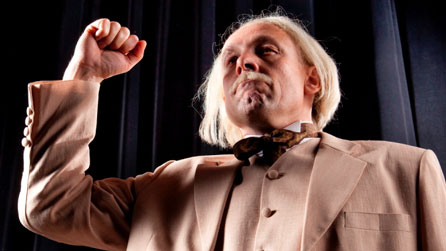 Richard Elfyn as David Lloyd George. Photo: James Davies