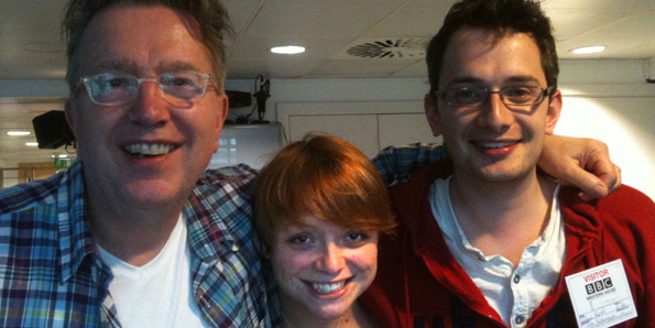 Tom with Beccy and Dam from Sharks Took The Rest