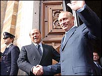 Путін і Берлусконі