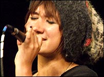 Natalie Fisher-Bazan at the auditions