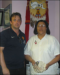 Steve Coen with Cecilia Fire Thunder