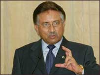 پاکستانی صدر پرویز مشرف