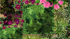 A detail from the takeaway plan