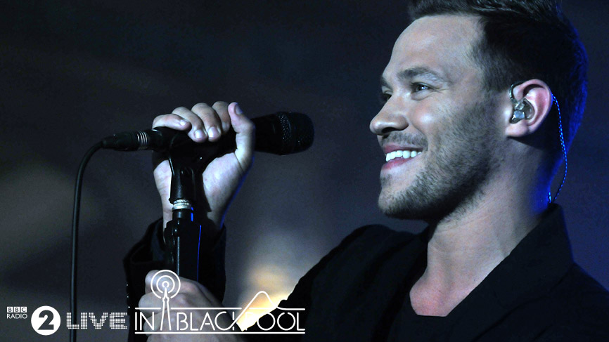 Will Young performing at Radio 2 Live In Blackpool