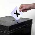 A ballot box