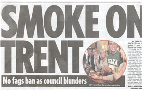 Daily Mirror newspaper headline - 11/07/07