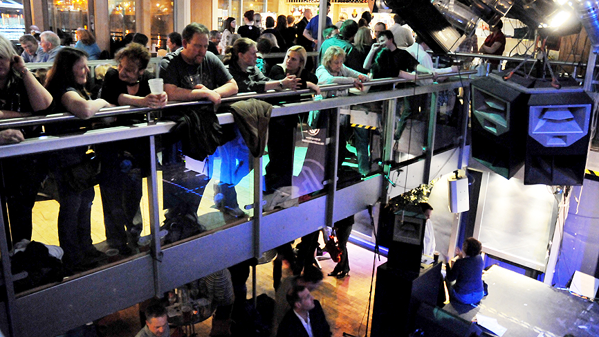 View from inside the Renfrew Ferry